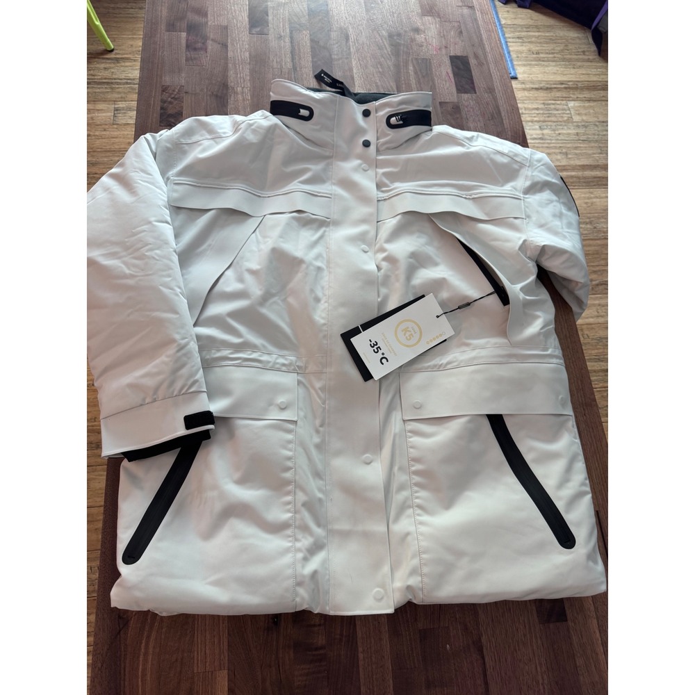 Kanuk x Ski-Doo Typha Jacket Womens 2XL White Winter Parka K5 -35C Made Canada